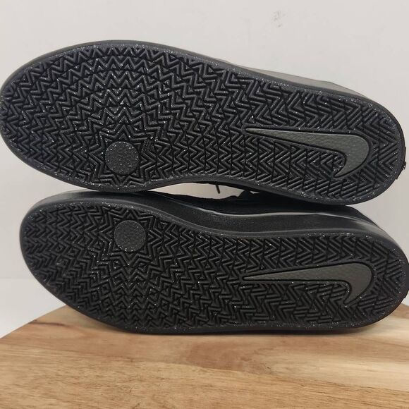 Nike SB Check Solarsoft Canvas shoes Women's Size 8, 921463-001 "Triple Black" - Picture 10 of 10